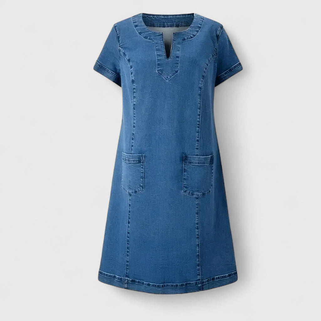 Christine | Elegant Denim Dress