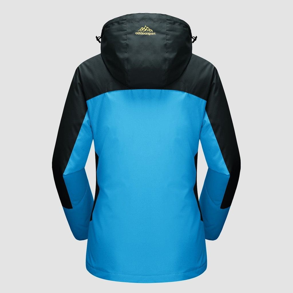 3-in-1 Waterproof Winter Coat, Fleece Lined,Two-Piece Suit, Hooded Ski & Hiking Jacket